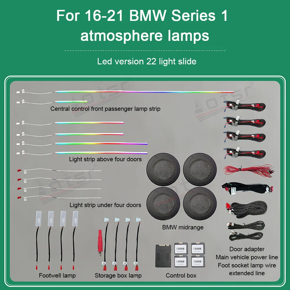 For BMW 1 Series LED Car Interior Decorative Atmosphere RGB Strip Lights USB APP With Remote Control Music Rhythm Flashing Lamps
For BMW 1 Series LED Car Interior Decorative Atmosphere RGB Strip Lights USB APP With Remote Control Music Rhythm Flashing Lamps