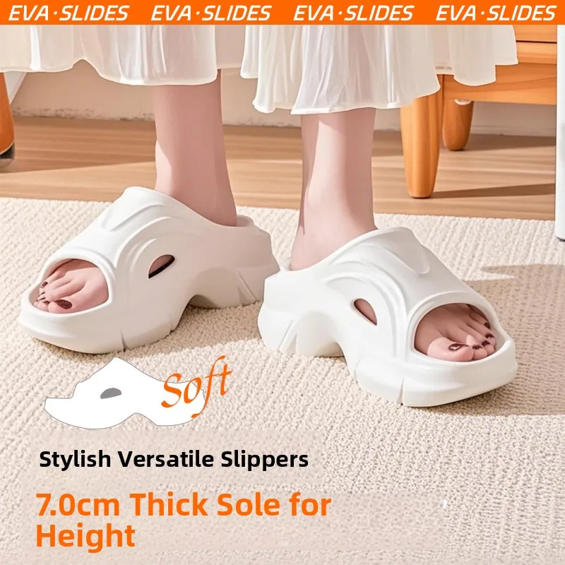 Fashionable Women's Slippers Indoor Home Anti-Slip Summer Thick Soft Bottom Heightening Sandals Outdoor Wear Casual Style Ope...
Fashionable Women's Slippers Indoor Home Anti-Slip Summer Thick Soft Bottom Heightening Sandals Outdoor Wear Casual Style Ope...