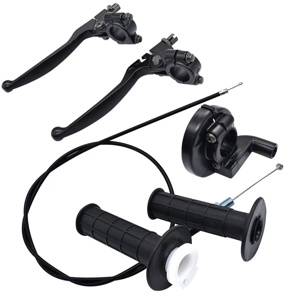 Motorcycle Throttle Grip with Twist Cable with Left Handlebar Brake Clutch Levers For Pit Dirt Bike ATV Quad Motocross Racing
Motorcycle Throttle Grip with Twist Cable with Left Handlebar Brake Clutch Levers For Pit Dirt Bike ATV Quad Motocross Racing