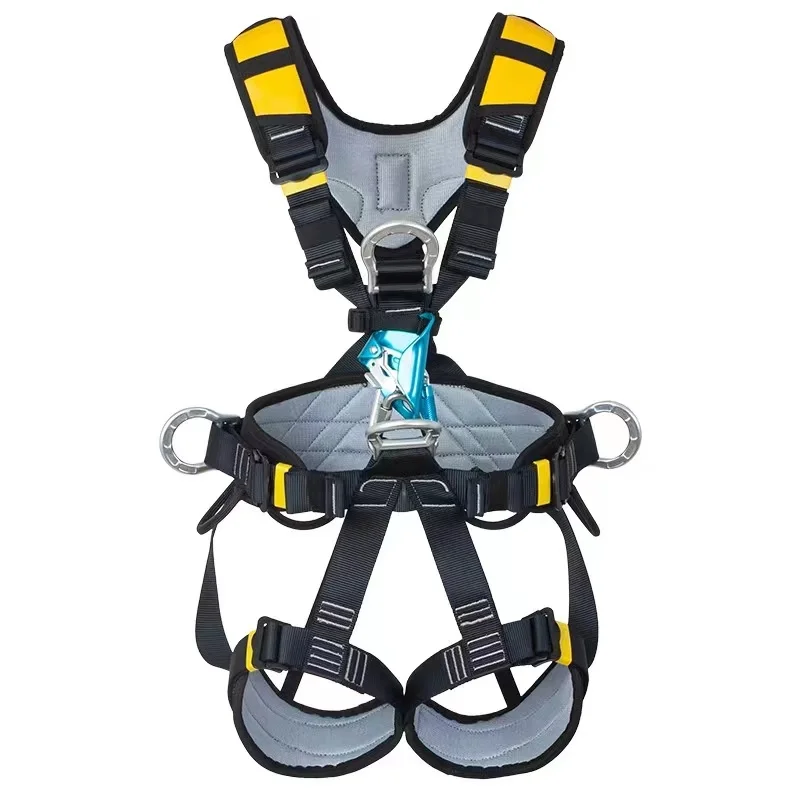 Manufacturers Wholesale Polyester European Safety Belt Electrician Full-Body Safety Harness Five-point Safety Harness Belt
Manufacturers Wholesale Polyester European Safety Belt Electrician Full-Body Safety Harness Five-point Safety Harness Belt