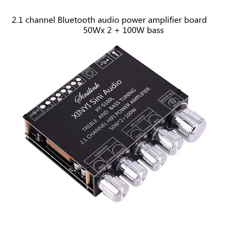 Bluetooth 5.0 2.1 Channel Power Audio Stereo Subwoofer Amplifier Board SpeakAL
Bluetooth 5.0 2.1 Channel Power Audio Stereo Subwoofer Amplifier Board SpeakAL