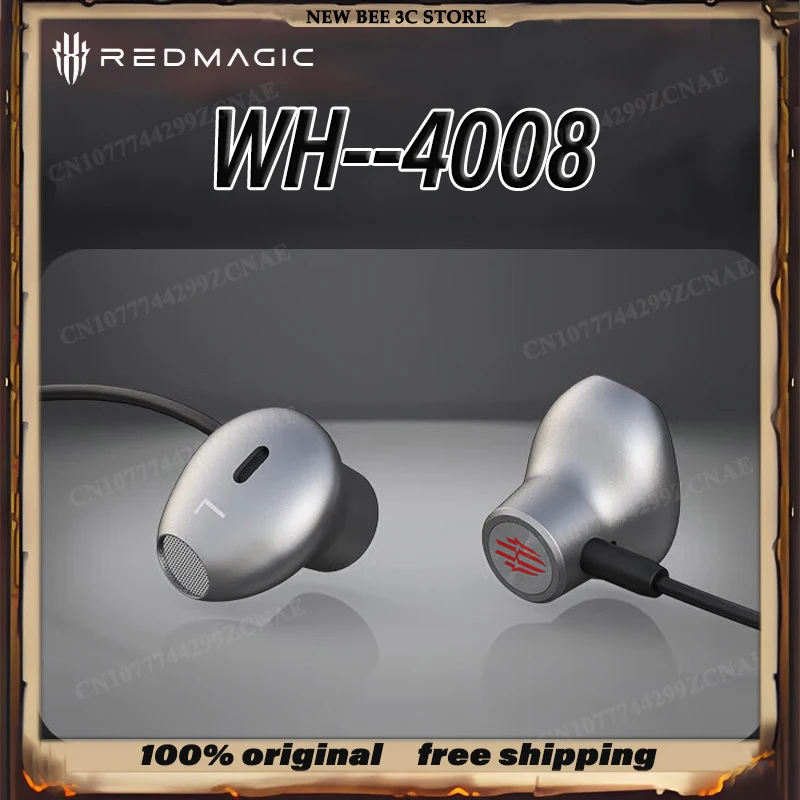 RedMagic Wired In Ear Gaming Earphones 14.2mm Large Dynamic Driver 3.5mm Interface For Mobile Pc Laptop Gaming Earphones Gift
RedMagic Wired In Ear Gaming Earphones 14.2mm Large Dynamic Driver 3.5mm Interface For Mobile Pc Laptop Gaming Earphones Gift
