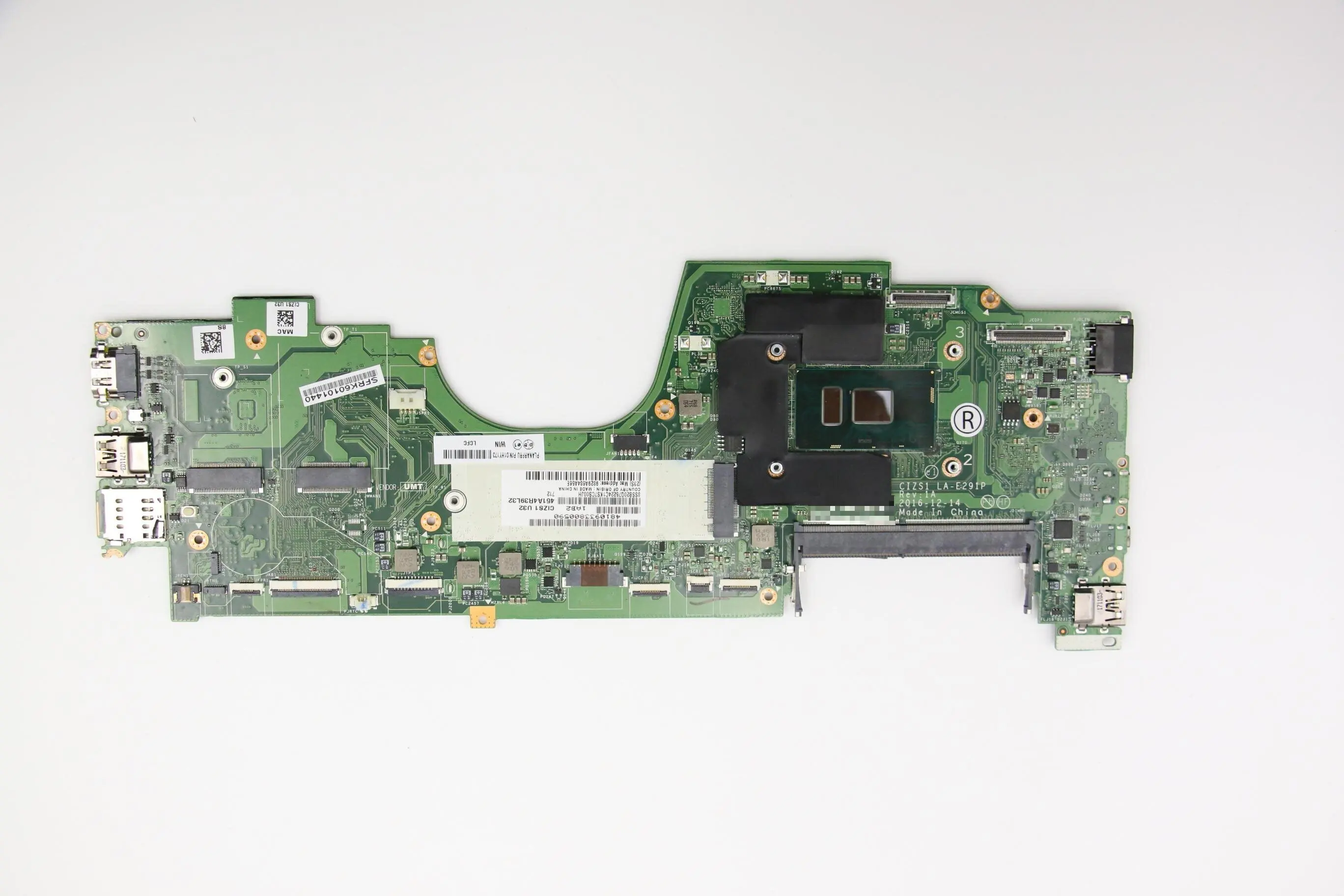 SN LA-E291P FRU 02DL558 01HY165 CPU intelI77500U Model Multiple optional replacement CIZS1 Yoga 370 Laptop ThinkPad motherboard
SN LA-E291P FRU 02DL558 01HY165 CPU intelI77500U Model Multiple optional replacement CIZS1 Yoga 370 Laptop ThinkPad motherboard