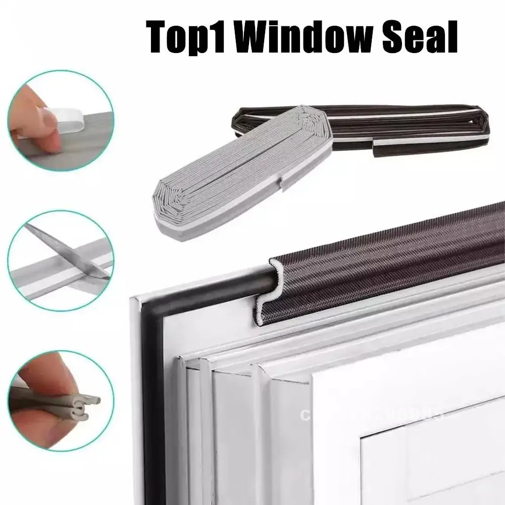 White Sealing Strip for Casement, Windproof, Soundproof, Foam, Window, Tape, Door Seal, Hardware, Weather Stripping, 6m
White Sealing Strip for Casement, Windproof, Soundproof, Foam, Window, Tape, Door Seal, Hardware, Weather Stripping, 6m