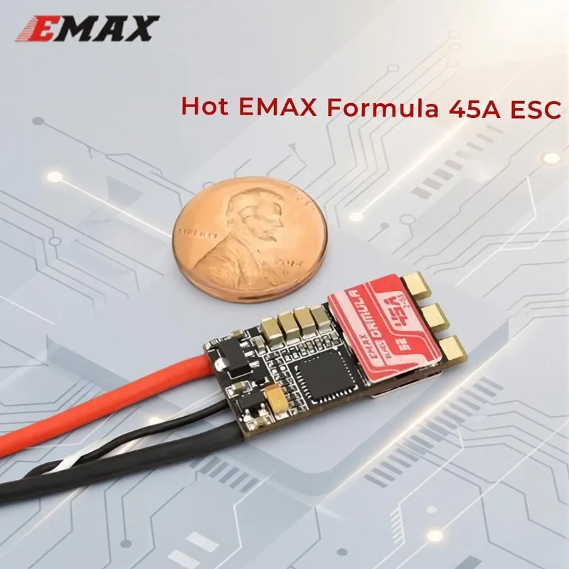 Hot EMAX Formula 45A Series ESC support BLHELI_32 2-5S for FPV RC plane
Hot EMAX Formula 45A Series ESC support BLHELI_32 2-5S for FPV RC plane