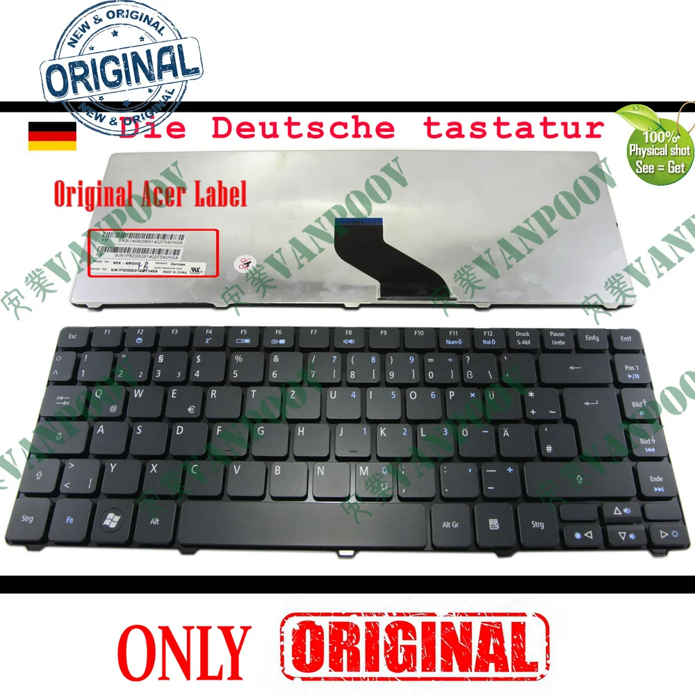 QWERTZ GR Клавиатура для ноутбука Acer Aspire 3810 4736G 4736Z 4740 4741 4755 4739 4739Z 4740 4740G 4741 4745 Немецкий Deutsch DE
QWERTZ GR Клавиатура для ноутбука Acer Aspire 3810 4736G 4736Z 4740 4741 4755 4739 4739Z 4740 4740G 4741 4745 Немецкий Deutsch DE