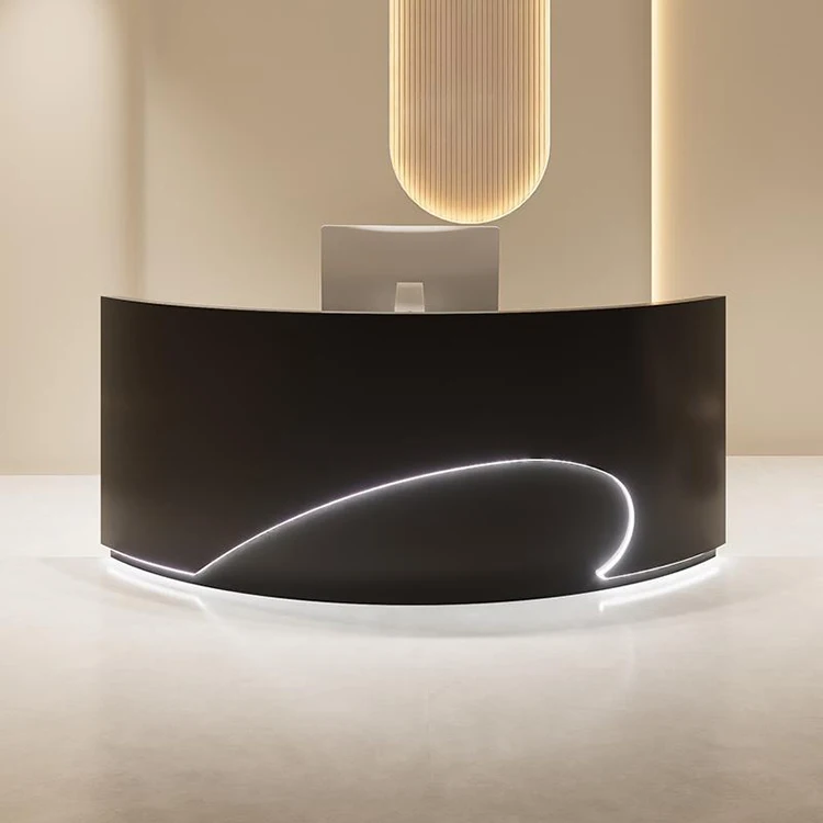 &c Office Building Wooden Black Reception Desk Counter Table Small Beauty Hair Nail Salon Front Desk for Sale
&c Office Building Wooden Black Reception Desk Counter Table Small Beauty Hair Nail Salon Front Desk for Sale