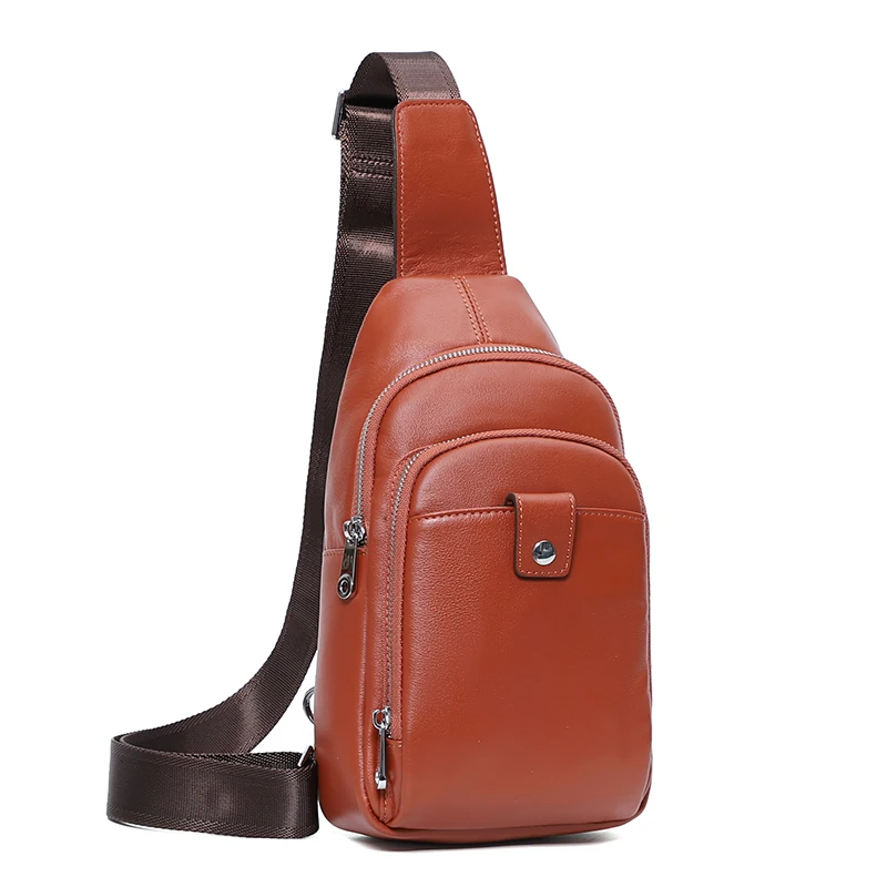 Genuine Leather Crossbody Bags Men Casual Messenger Small Chest Bag Brand Designer Vintage Brown Men's Shoulder Bag Male Bags
Genuine Leather Crossbody Bags Men Casual Messenger Small Chest Bag Brand Designer Vintage Brown Men's Shoulder Bag Male Bags