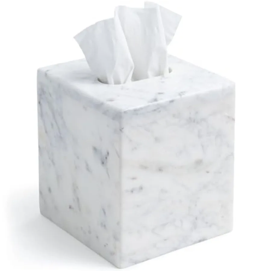 Marble Tissue Box Cover for Kleenex and More, Decorative Cube Style Holder, Large Square Facial Tissue Dispenser Container for
Marble Tissue Box Cover for Kleenex and More, Decorative Cube Style Holder, Large Square Facial Tissue Dispenser Container for
