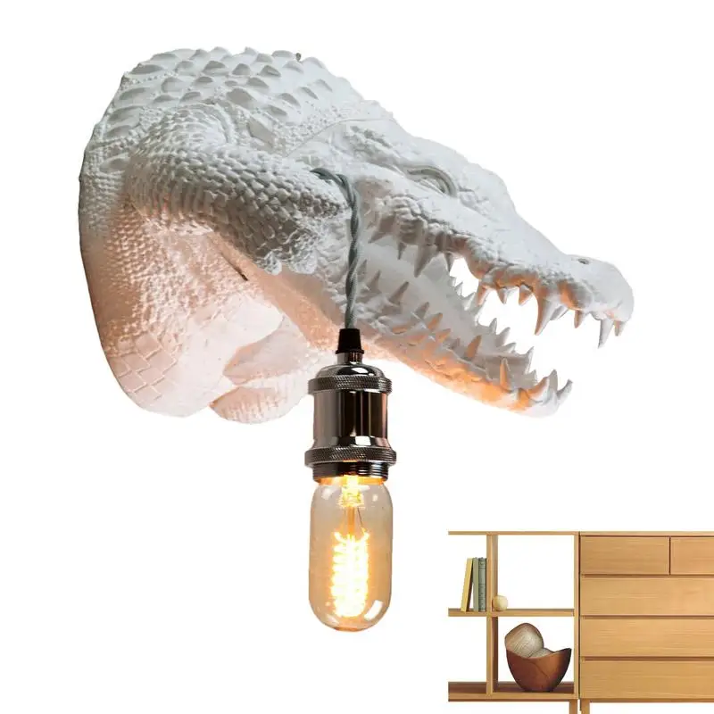 Crocodile Light Resin Alligator Head Wall Lamp Wall Lamps Creative Alligator Night Light Wall Sconce For Boys Girls For Bedroom
Crocodile Light Resin Alligator Head Wall Lamp Wall Lamps Creative Alligator Night Light Wall Sconce For Boys Girls For Bedroom
