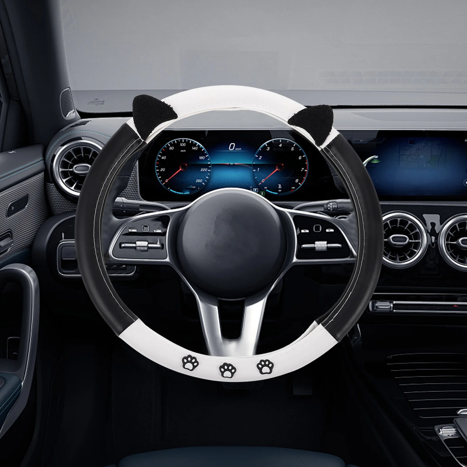 Cute Cartoon Steering Wheel Cover Universal Anti-Slip Soft Car Accessory All Season Decorative Non-Skid Women Men Creative Auto
Cute Cartoon Steering Wheel Cover Universal Anti-Slip Soft Car Accessory All Season Decorative Non-Skid Women Men Creative Auto