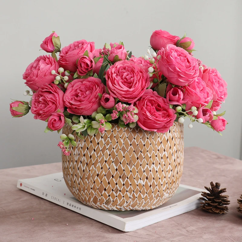 Wedding Hand Holding Fake Rose Flower Bouquet Living Room Home Decoration Simulation 5 Persian Rose Simulation Flower
Wedding Hand Holding Fake Rose Flower Bouquet Living Room Home Decoration Simulation 5 Persian Rose Simulation Flower