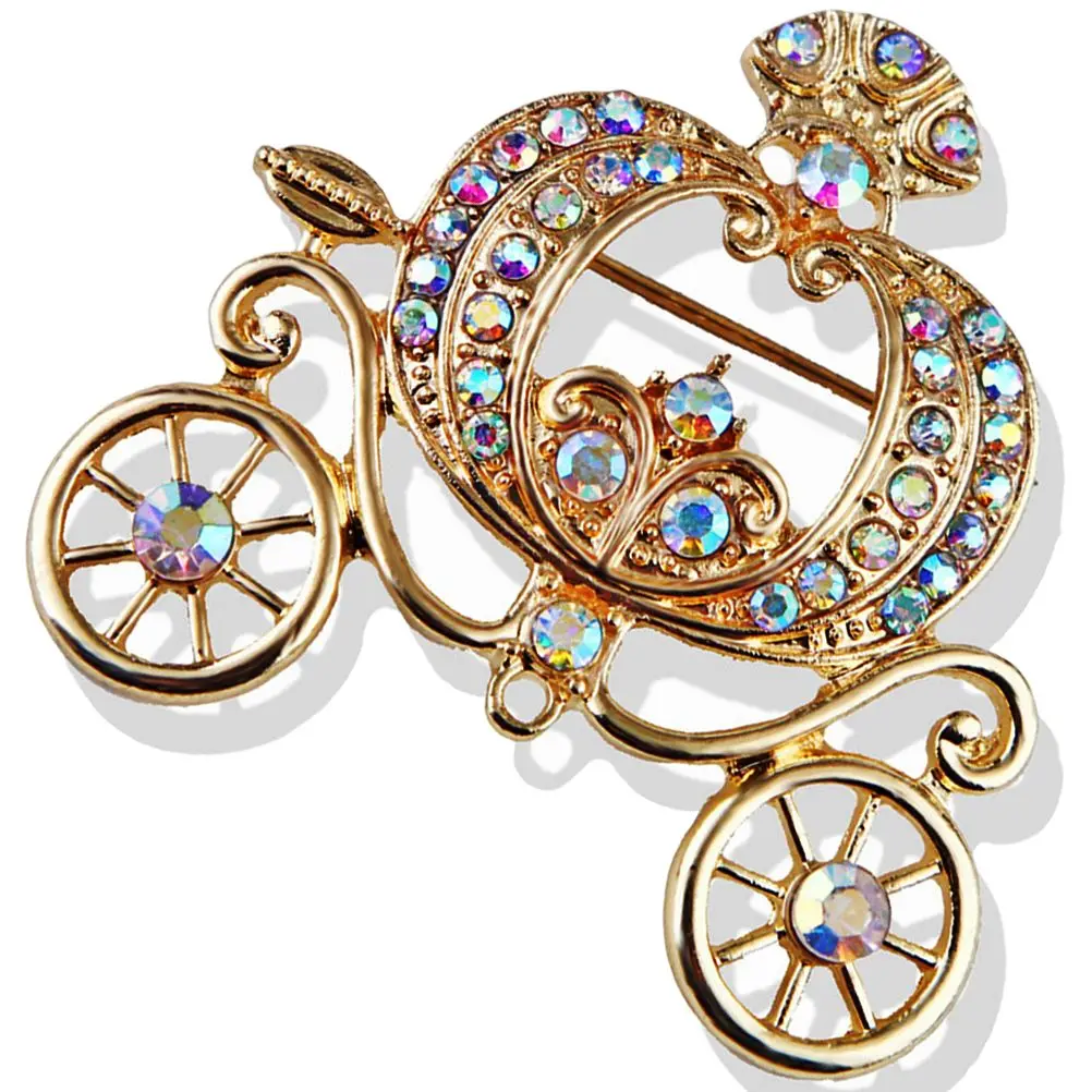 Rhinestone Brooch Pin for Women Clothes Jewelry Pumpkin Carriage Hat Pins Fashion Vintage Lapel Collar Party Accessories
Rhinestone Brooch Pin for Women Clothes Jewelry Pumpkin Carriage Hat Pins Fashion Vintage Lapel Collar Party Accessories