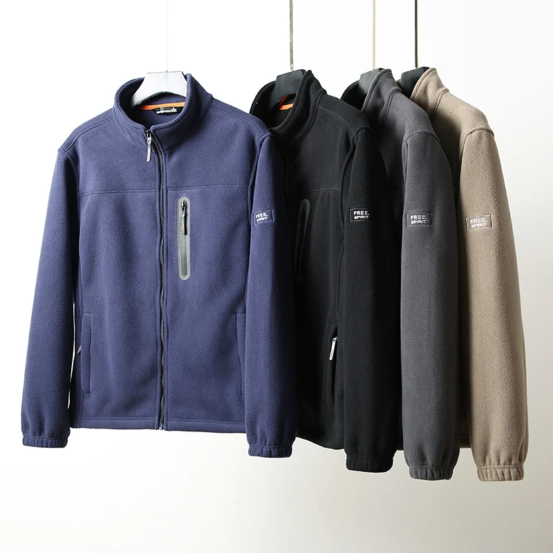 Double-Sided Fce Zipper Jaet Outdoor Men's Autumn Winter Warm Comfortable Stand Collar Faion Urban Sle Long Sve Coat
Double-Sided Fce Zipper Jaet Outdoor Men's Autumn Winter Warm Comfortable Stand Collar Faion Urban Sle Long Sve Coat