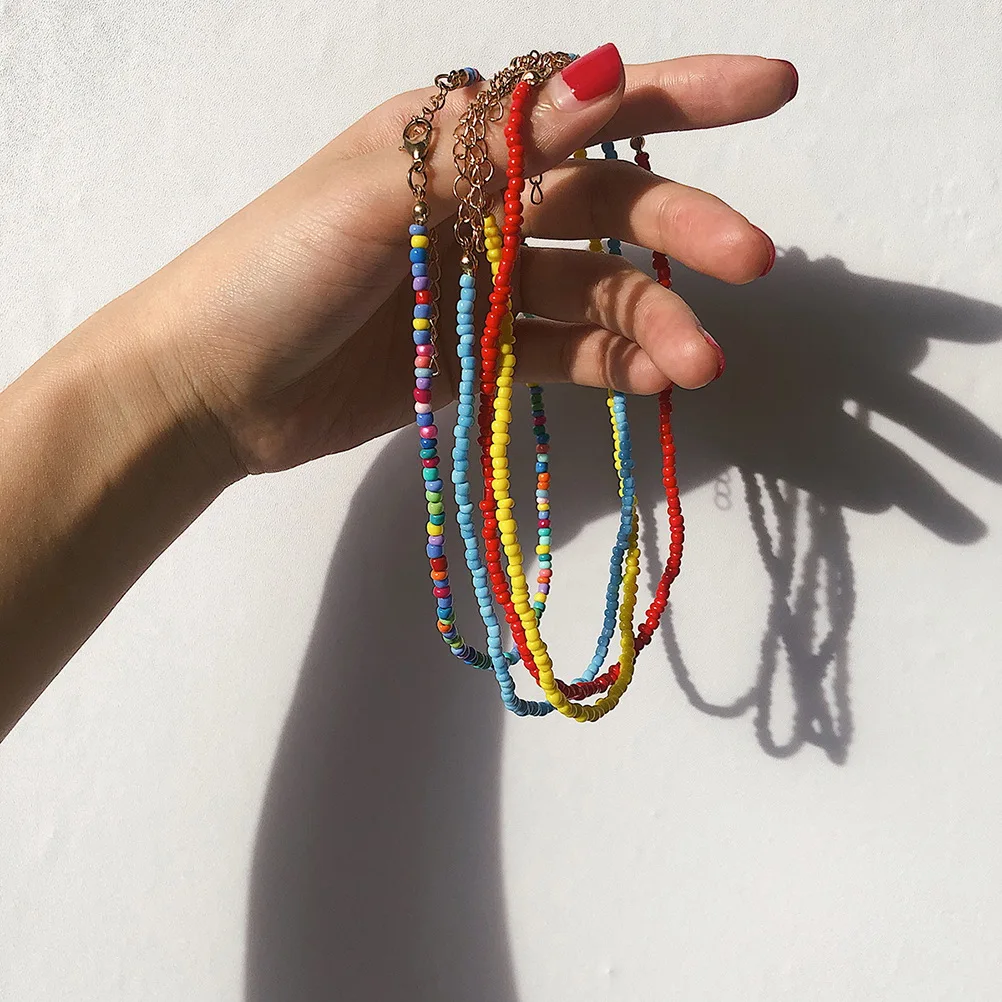 1pc Colorful Beads for Women Girls Clavicle Chain Necklace Jewelry Black Long Term Wear Elegant Birthday Party Wedding
1pc Colorful Beads for Women Girls Clavicle Chain Necklace Jewelry Black Long Term Wear Elegant Birthday Party Wedding