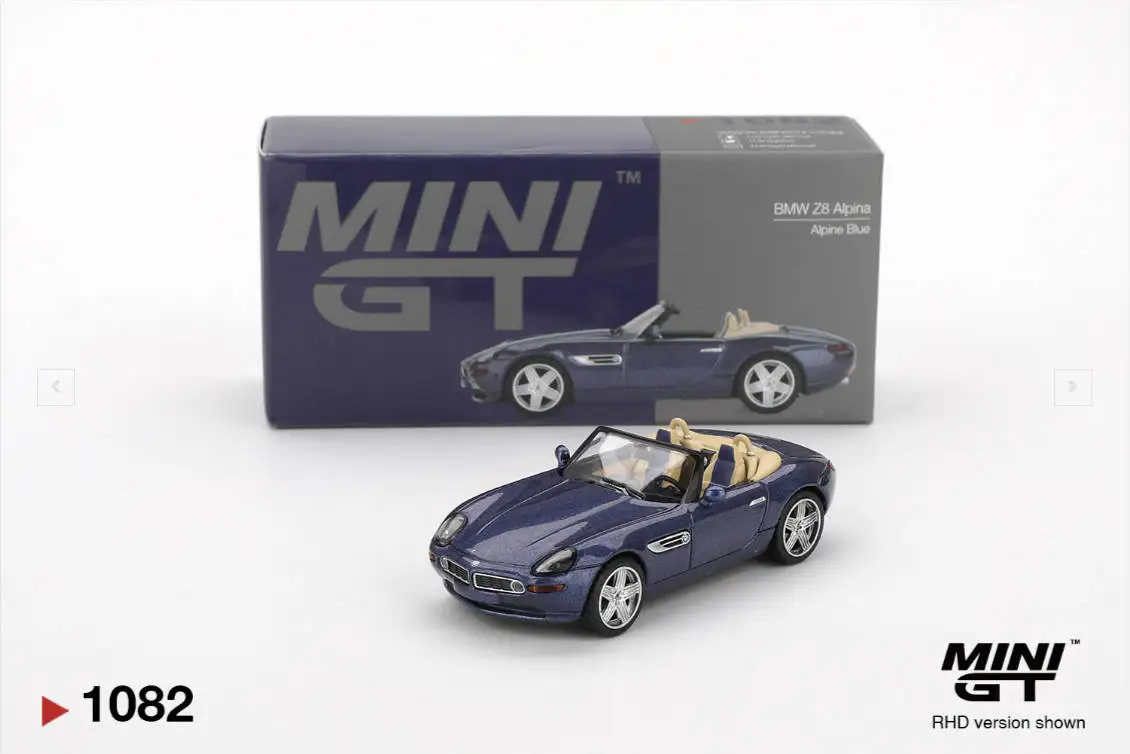 MINIGT 1182 1:64 BMW Z8 Alpina Blue Diecast Car Model In Stock Ready To Ship
MINIGT 1182 1:64 BMW Z8 Alpina Blue Diecast Car Model In Stock Ready To Ship