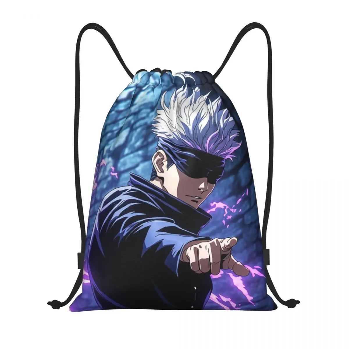 Satoru Gojo Anime Jujutsu Kaisen Backpacks Portable Drawstring Bags Sports Bag Book Bags for Travel Students
Satoru Gojo Anime Jujutsu Kaisen Backpacks Portable Drawstring Bags Sports Bag Book Bags for Travel Students