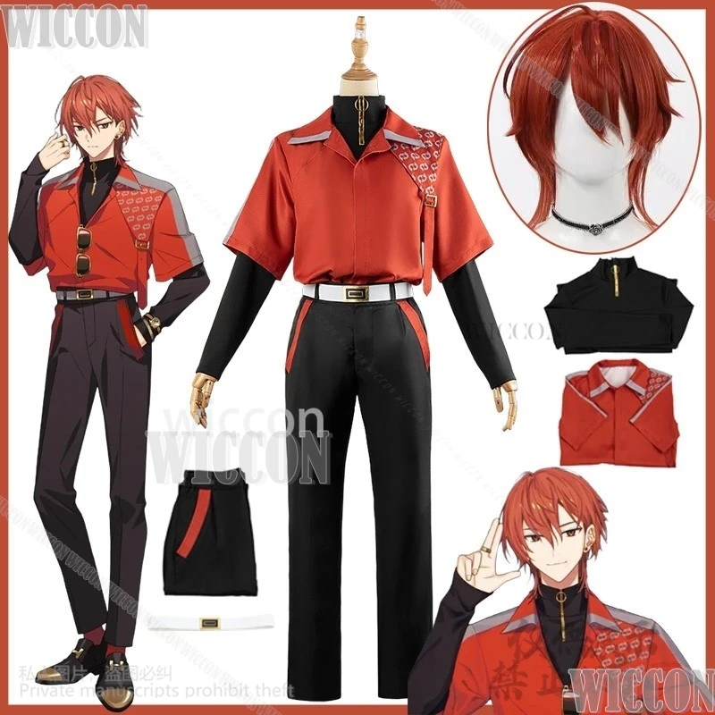 Nishizono Renga Game 18trip Cosplay Costume Top Pants Uniform R1ze Wig Man Woman Halloween Party Roleplay Cos Outfit Customized
Nishizono Renga Game 18trip Cosplay Costume Top Pants Uniform R1ze Wig Man Woman Halloween Party Roleplay Cos Outfit Customized