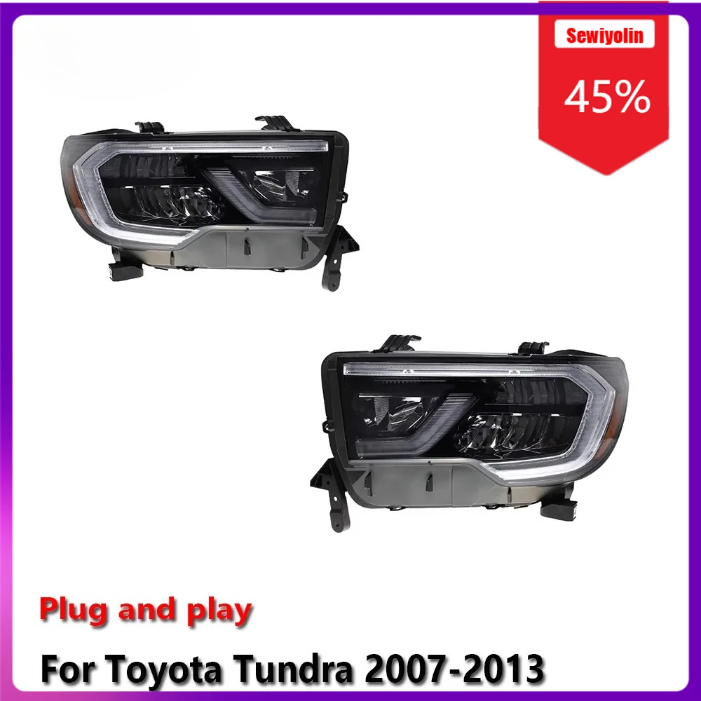 Sewiyolin Car LED Lamp Headlight Assemblies For Toyota Tundra 2007-2013 Fog DRL Brake Turn Signal Lamp
Sewiyolin Car LED Lamp Headlight Assemblies For Toyota Tundra 2007-2013 Fog DRL Brake Turn Signal Lamp