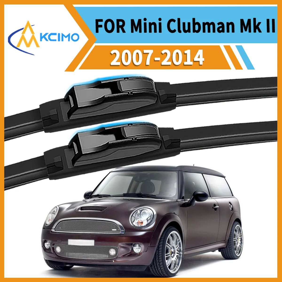 2PCS Car Front Wiper Blades for Mini Clubman Mk II R55 2007-2014 Crystal Clear Visibility & Enhanced Driving Safety
2PCS Car Front Wiper Blades for Mini Clubman Mk II R55 2007-2014 Crystal Clear Visibility & Enhanced Driving Safety