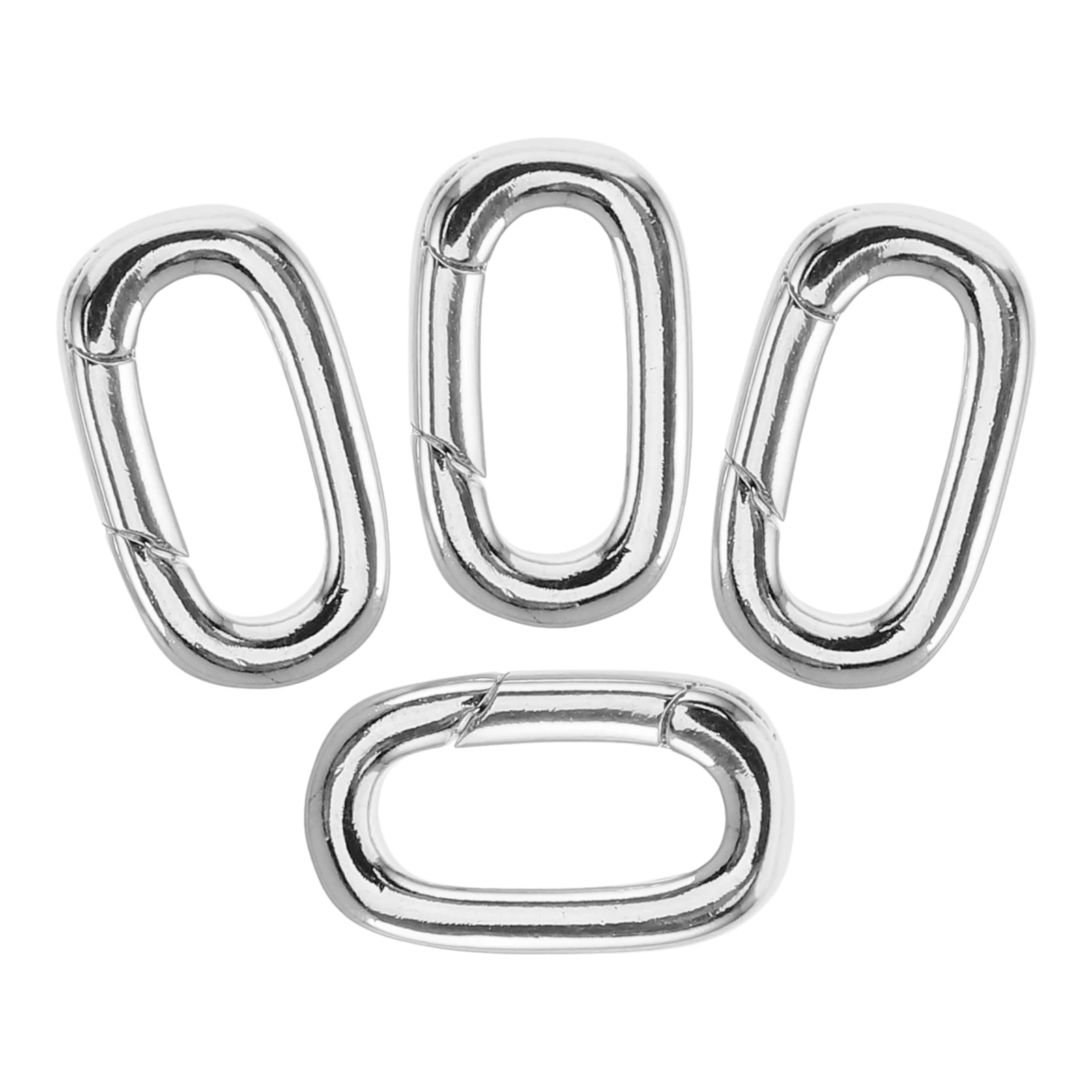 4pcs Jewelry Clasps Bracelet Making Supplies Necklace Shortener Detangler Copper Carabiner Connectors Oval Shape
4pcs Jewelry Clasps Bracelet Making Supplies Necklace Shortener Detangler Copper Carabiner Connectors Oval Shape