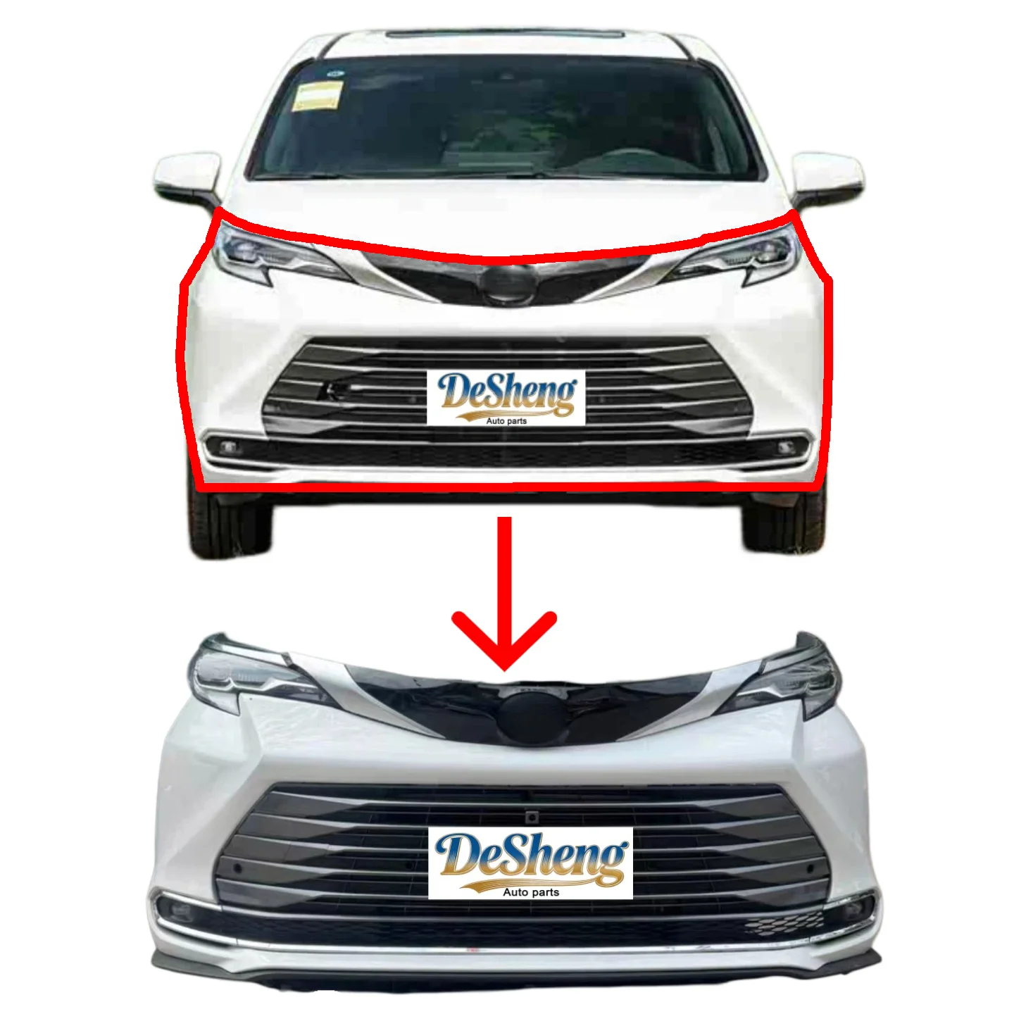 High Quality at an Affordable Price;for Sienna Front Bumper, Headlights, Grille, Radiator,louvers with a Perfect Fit
High Quality at an Affordable Price;for Sienna Front Bumper, Headlights, Grille, Radiator,louvers with a Perfect Fit