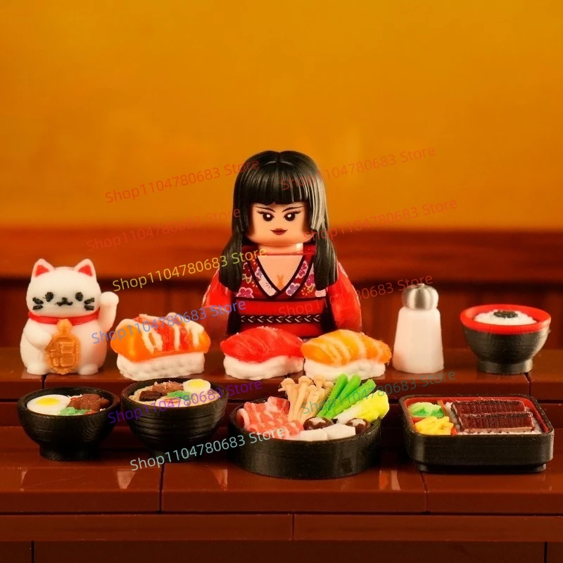 Строительные блоки MOC, совместимые аксессуары, посылка, суши, лапша, рис, счастливый кот, игрушка в сборе, сборка и соответствие
Строительные блоки MOC, совместимые аксессуары, посылка, суши, лапша, рис, счастливый кот, игрушка в сборе, сборка и соответствие