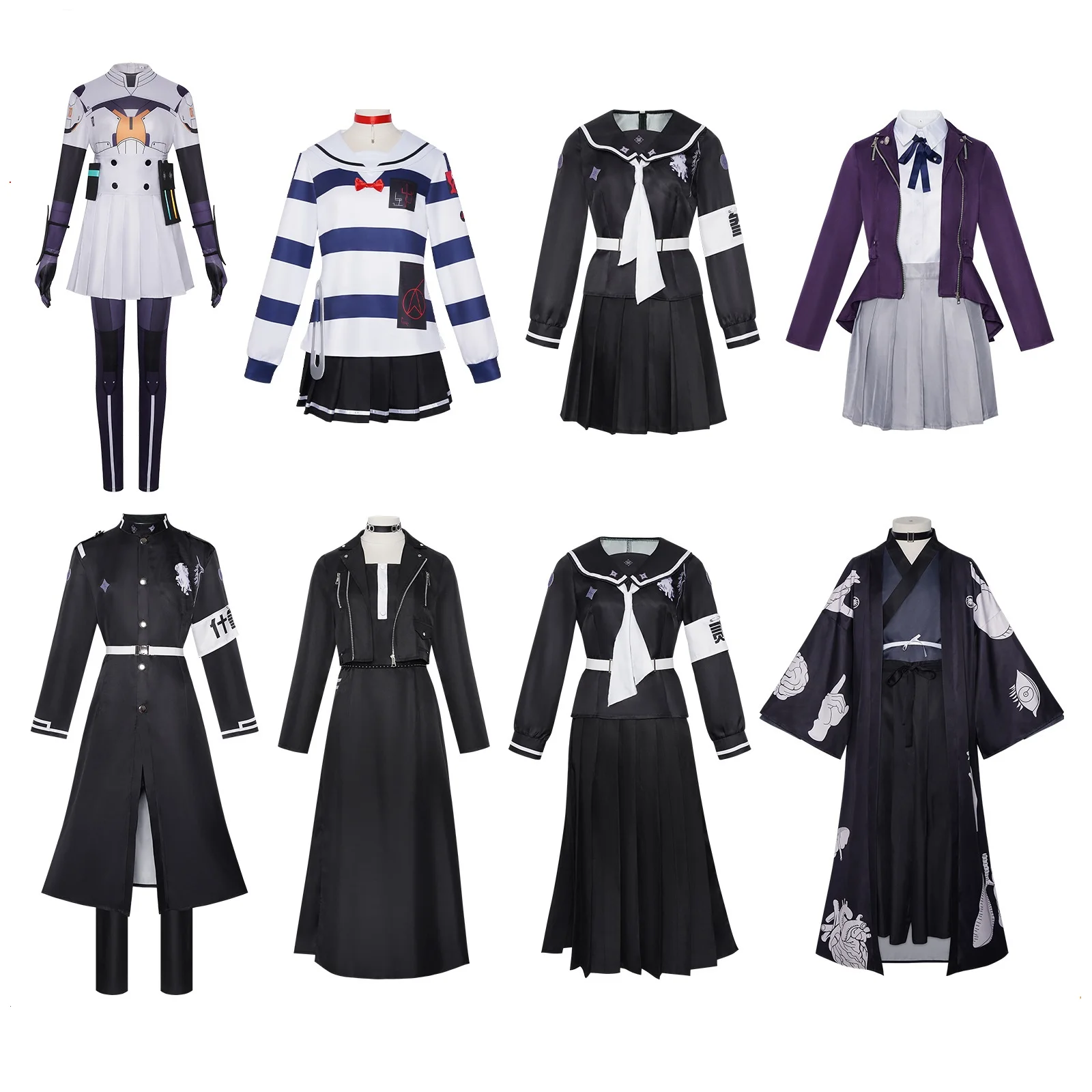Hundred Days War Kirifuji Nozomi Amamiya Taibi Cosplay Anime Stage Costume
Hundred Days War Kirifuji Nozomi Amamiya Taibi Cosplay Anime Stage Costume