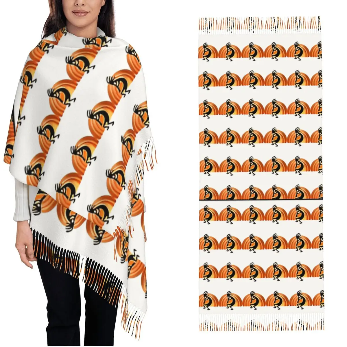 Женский шарф с кисточками, Радужный кокополли, индийский длинный зимний теплый платок и накидка, подарки, кашемировый шарф
Женский шарф с кисточками, Радужный кокополли, индийский длинный зимний теплый платок и накидка, подарки, кашемировый шарф