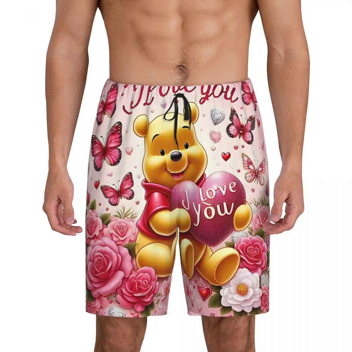 Мужские пижамные шорты Winnie The Pooh на заказ, пижамы с принтом, нижняя одежда для сна с карманами
Мужские пижамные шорты Winnie The Pooh на заказ, пижамы с принтом, нижняя одежда для сна с карманами