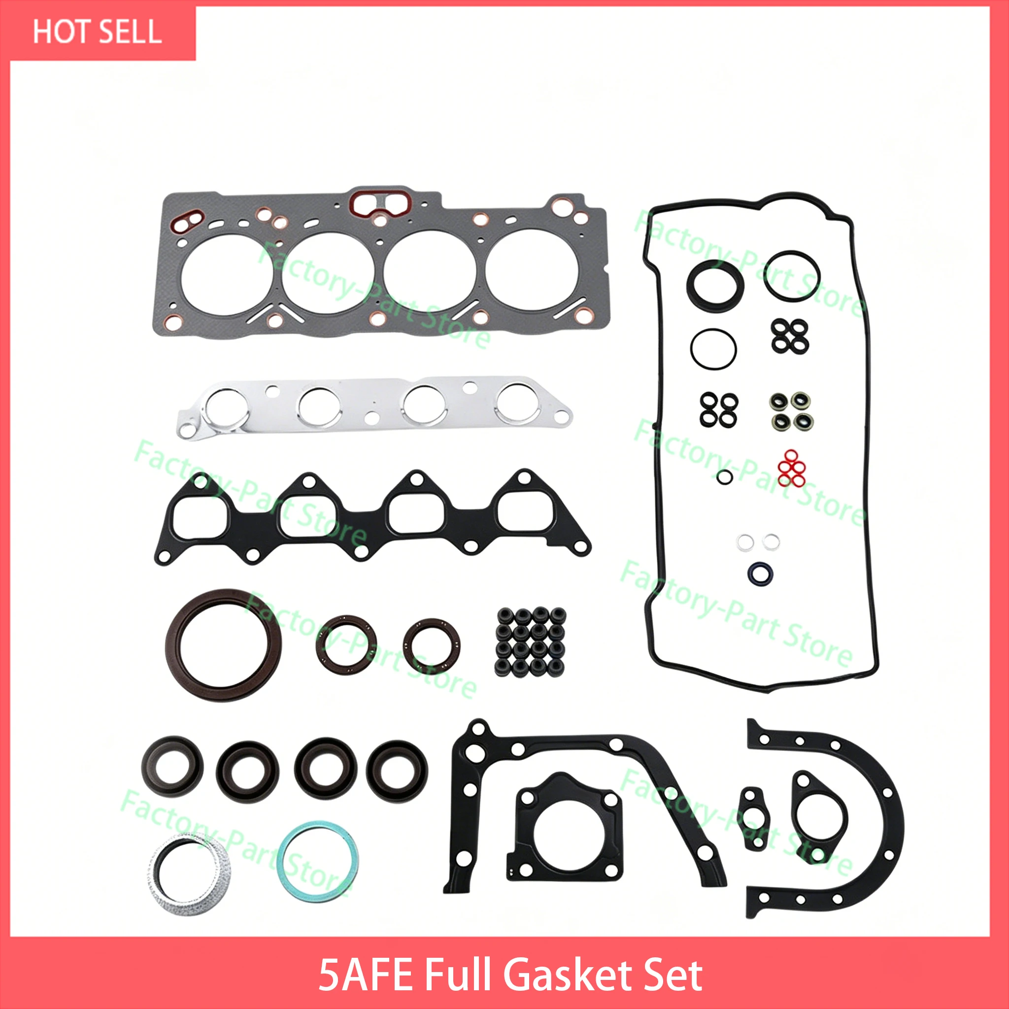 5AFE Full Gasket Kit Set For Toyota 04111-16221 Overhaul Rebuild Kit
5AFE Full Gasket Kit Set For Toyota 04111-16221 Overhaul Rebuild Kit