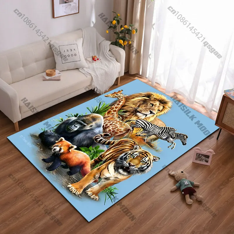 Wild animals in natural habitat carpet Yoga living room room decor children's crawling mat doormat area rug games mat
Wild animals in natural habitat carpet Yoga living room room decor children's crawling mat doormat area rug games mat