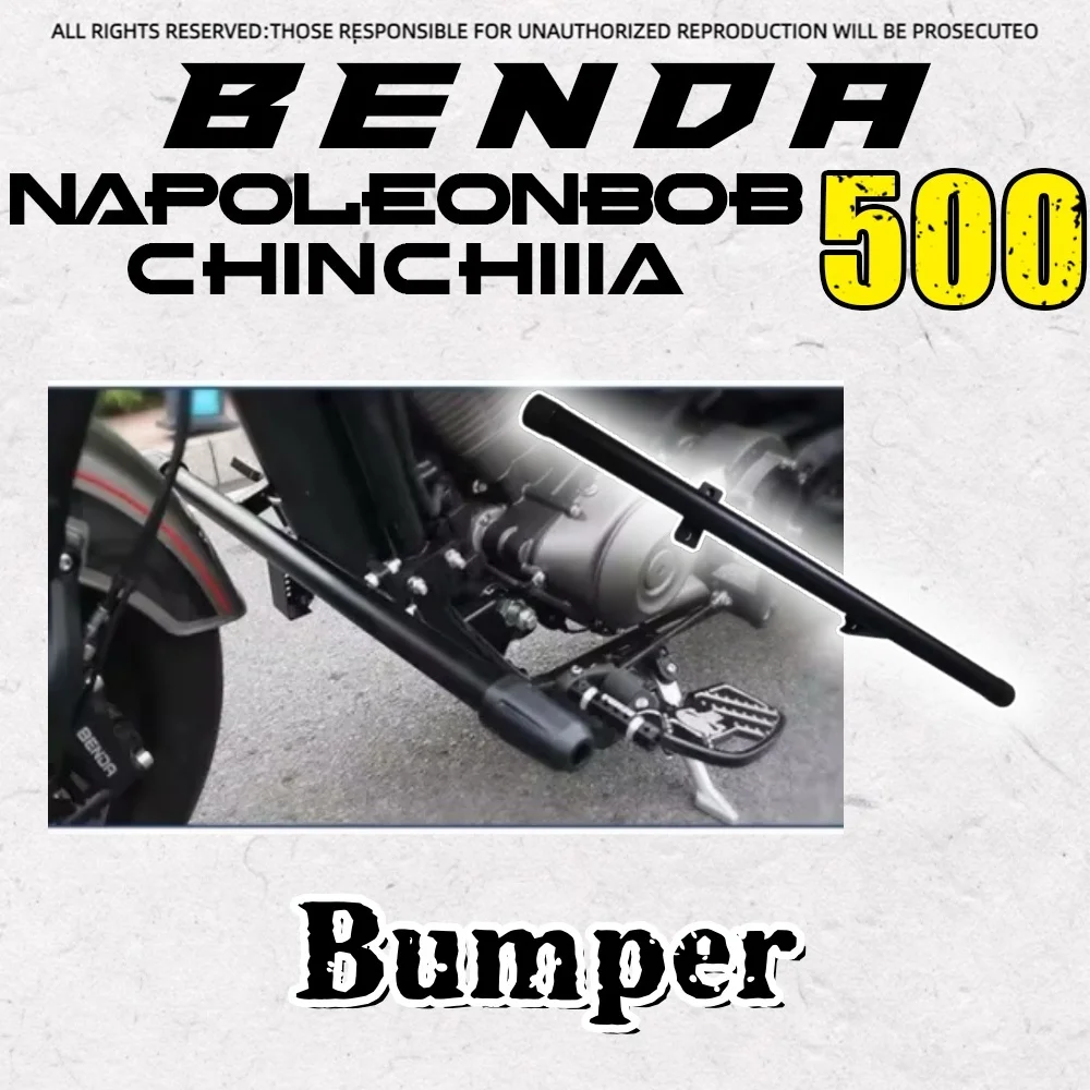 FOR BENDA NapoleonBOB 500 Chinchilla 500 modified bumper guard bar thickened anti-fall bar one-word bar
FOR BENDA NapoleonBOB 500 Chinchilla 500 modified bumper guard bar thickened anti-fall bar one-word bar