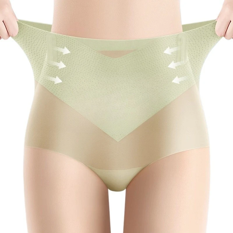 Yjq high waist belly panties women's belly lift buttocks seamless antibacterial women's ice silk briefs summer thin
Yjq high waist belly panties women's belly lift buttocks seamless antibacterial women's ice silk briefs summer thin