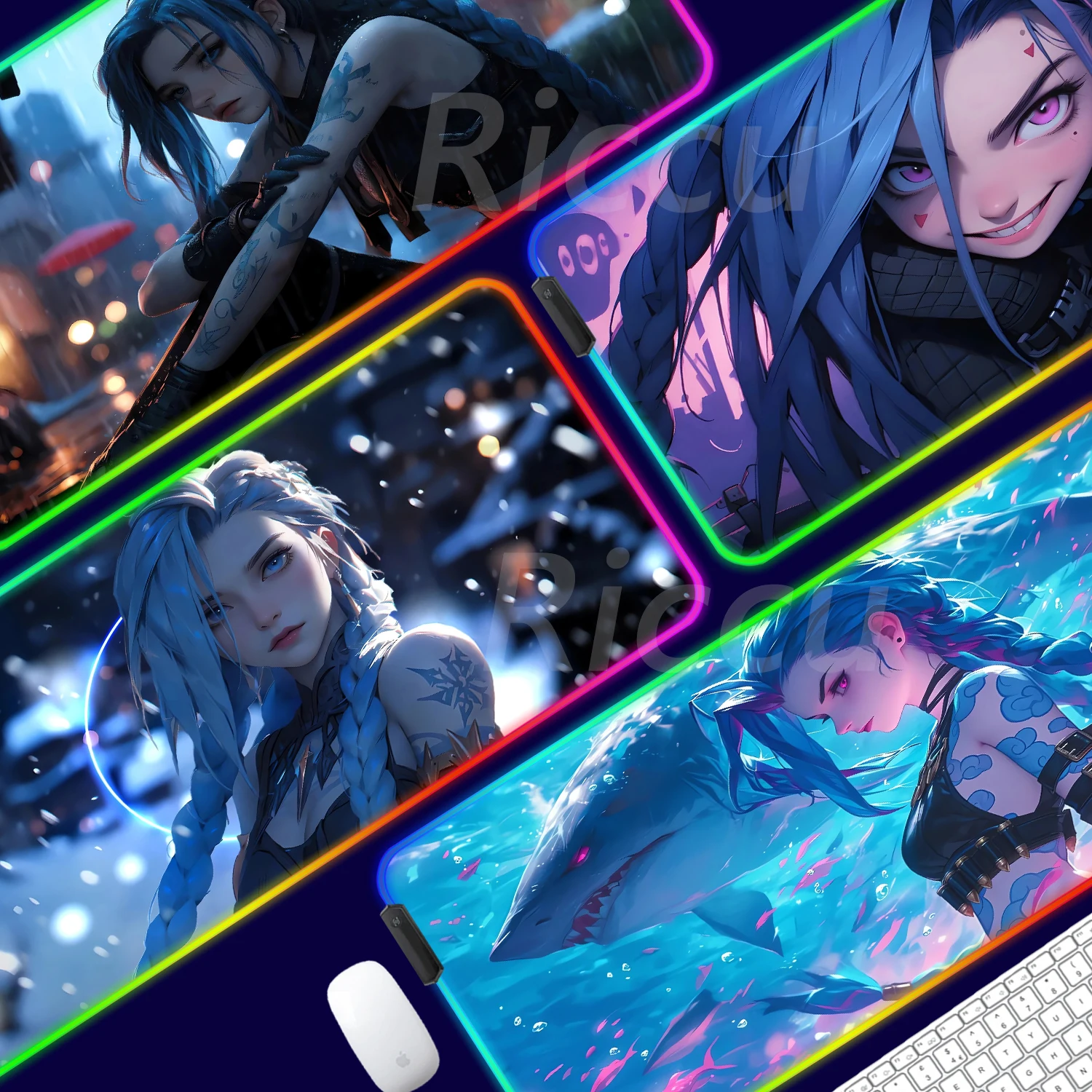 Hot selling item Jinx Best Sellers High definition printing RGB Mouse Pad Desktop game XXL Large size game accessories mouse pad
Hot selling item Jinx Best Sellers High definition printing RGB Mouse Pad Desktop game XXL Large size game accessories mouse pad