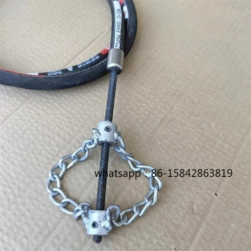 Electric Drill Pipe Spring Drain Cleaner, Chain Dredging Bit with Rotary Swivel Head for Drainage Pipe Unclogging
Electric Drill Pipe Spring Drain Cleaner, Chain Dredging Bit with Rotary Swivel Head for Drainage Pipe Unclogging