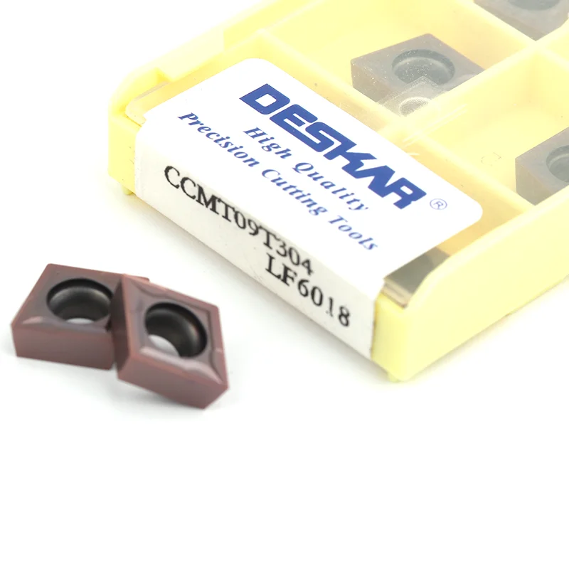 10pcs CCMT09T304 CCMT09T308 CCMT120404 LF6018 LF6118 Carbide Blades DESKAR CNC Lathe Machine Metal Cutter Insert Turning Tools
10pcs CCMT09T304 CCMT09T308 CCMT120404 LF6018 LF6118 Carbide Blades DESKAR CNC Lathe Machine Metal Cutter Insert Turning Tools