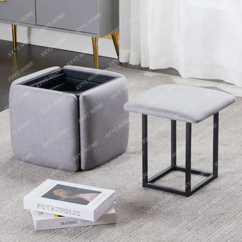 Modern Furniture Leather Ottomans Living Room Home 5 In 1 Multifunctional Sofa Stool Storage Folding Space Saving Footstool e dY
Modern Furniture Leather Ottomans Living Room Home 5 In 1 Multifunctional Sofa Stool Storage Folding Space Saving Footstool e dY
