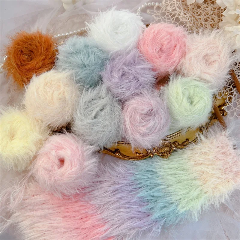 Hand Mixed Yarn Long Hair Imitation Velvet Threads Wool Scarf Sweater Bag Baby Clothe Hat Hand Ledger Diy Soft Comfortable Bulk
Hand Mixed Yarn Long Hair Imitation Velvet Threads Wool Scarf Sweater Bag Baby Clothe Hat Hand Ledger Diy Soft Comfortable Bulk
