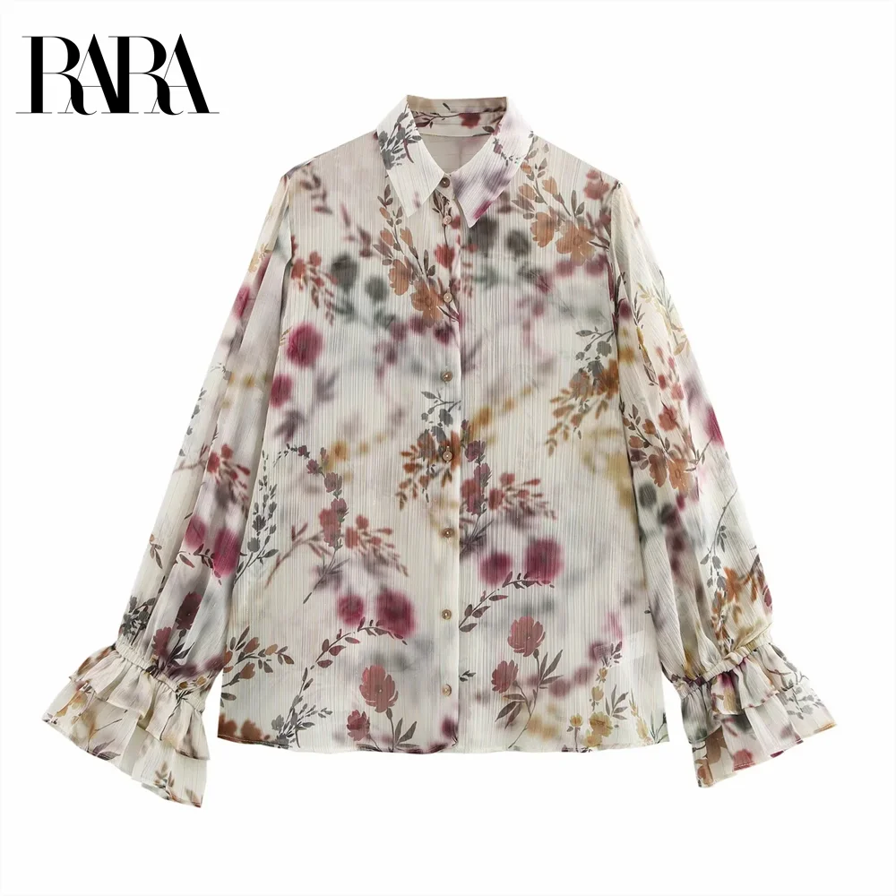 2025 RARA Spring New Women's Lapel Long Sleeve Single-Breasted Printed Loose Temperament Elegant Shirt
2025 RARA Spring New Women's Lapel Long Sleeve Single-Breasted Printed Loose Temperament Elegant Shirt