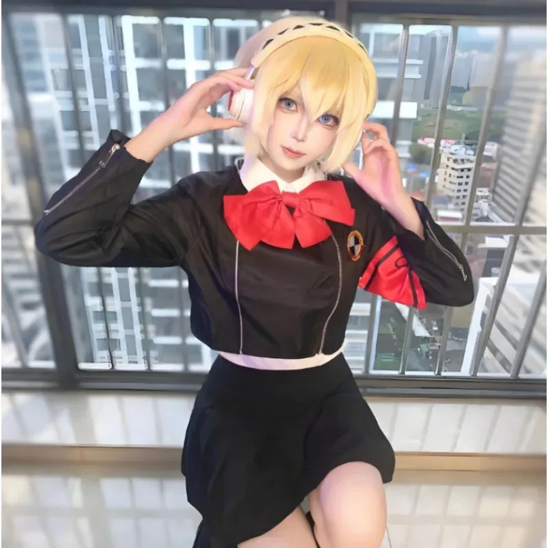Game Aegis Aigis Cosplay Costume School Uniform Cute Coat Accessories Set Holiday Anime Carnival Party Dress Upx;8's,6;
Game Aegis Aigis Cosplay Costume School Uniform Cute Coat Accessories Set Holiday Anime Carnival Party Dress Upx;8's,6;