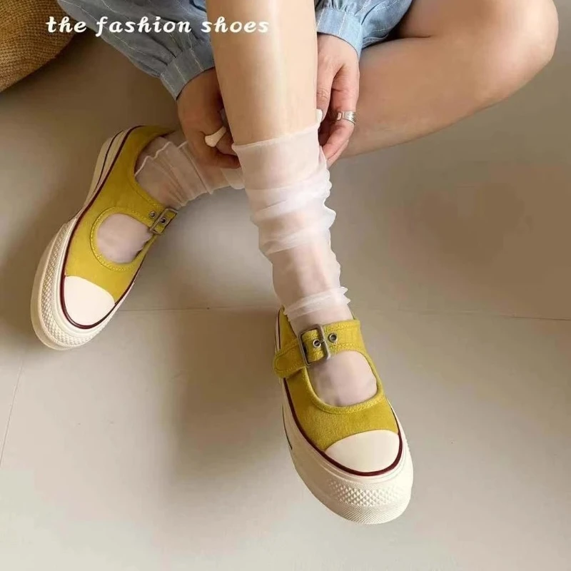 2025 New High Quality Summer Platform Canvas Shoes Versatile Athletic Casual and Comfortable Shoes Женская Обувь
2025 New High Quality Summer Platform Canvas Shoes Versatile Athletic Casual and Comfortable Shoes Женская Обувь