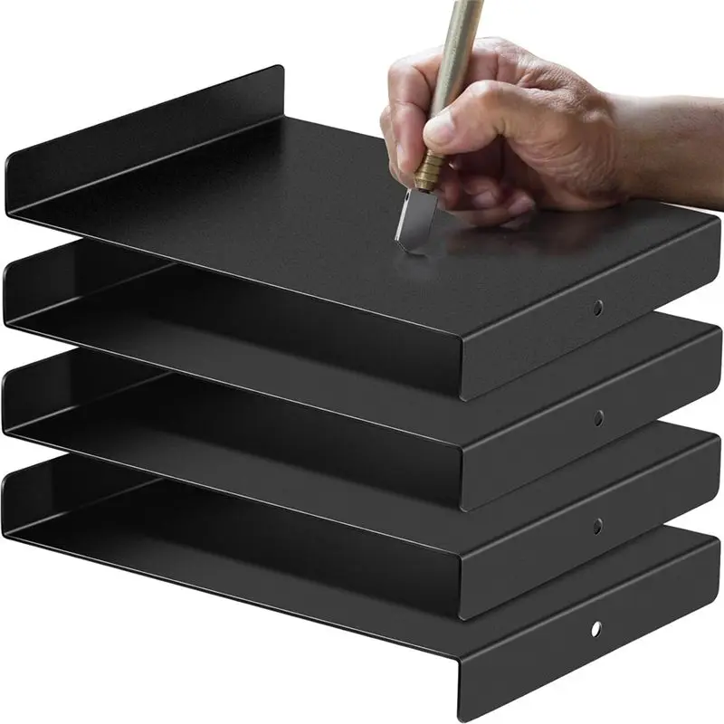 AS94-4Pcs Bench Hook And Inking Plate For Block Printing Carving, Metal Printmaking Block Durable Easy To Use (9 X 7 Inches)
AS94-4Pcs Bench Hook And Inking Plate For Block Printing Carving, Metal Printmaking Block Durable Easy To Use (9 X 7 Inches)