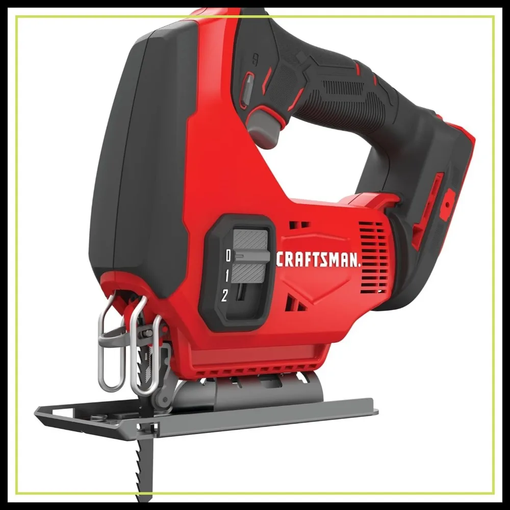 Cordless Jig Saw, 3 Orbital Settings, Up to 2,500 SPM, Bare Tool
Cordless Jig Saw, 3 Orbital Settings, Up to 2,500 SPM, Bare Tool