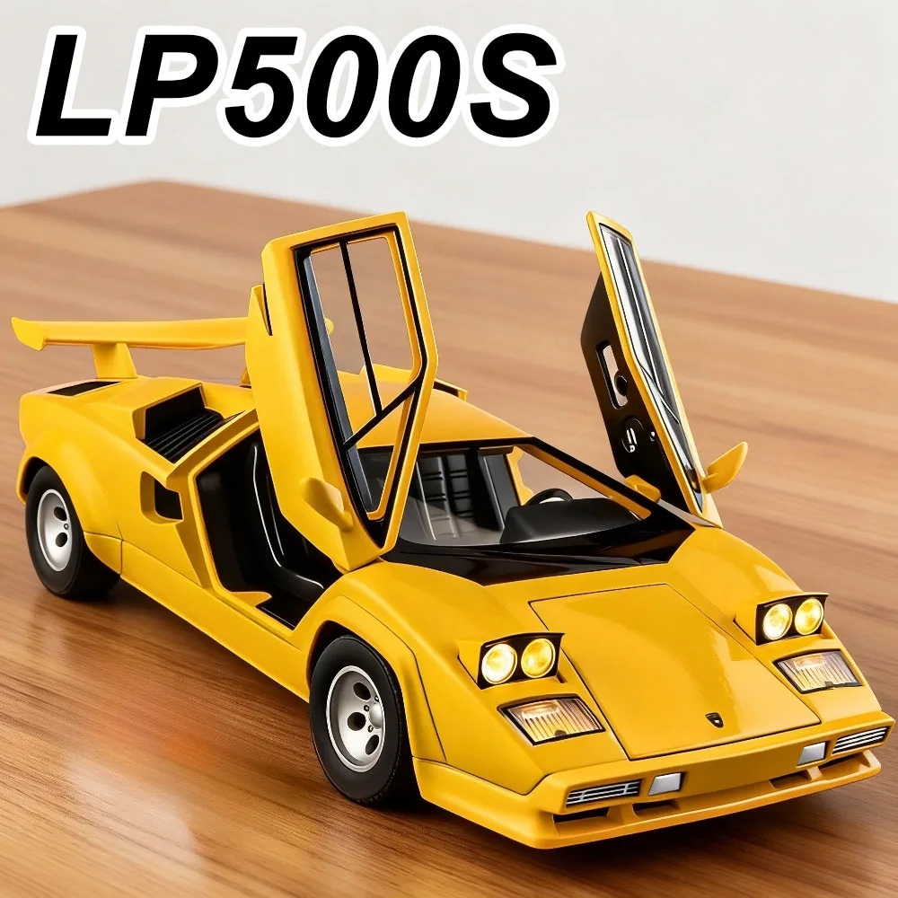 1:24 Lambor Countach LP500S LPI 800-4 Литые под давлением модели спортивных автомобилей из сплава, игрушки, звук, свет, откатные двери, открытые коллекционные подарки
1:24 Lambor Countach LP500S LPI 800-4 Литые под давлением модели спортивных автомобилей из сплава, игрушки, звук, свет, откатные двери, открытые коллекционные подарки