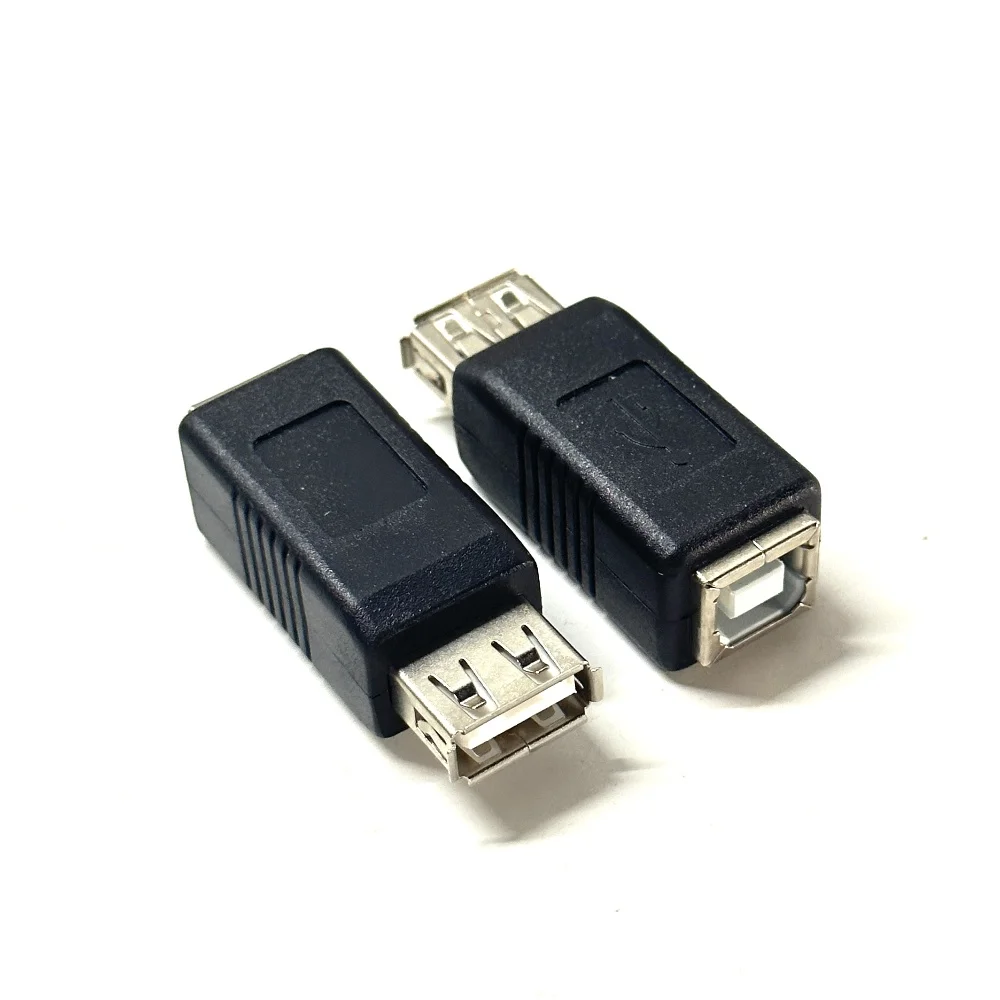 Адаптер USB-USB B с разъемом USB «мама» на тип B «мама» Адаптер USB-принтера-сканера
Адаптер USB-USB B с разъемом USB «мама» на тип B «мама» Адаптер USB-принтера-сканера
