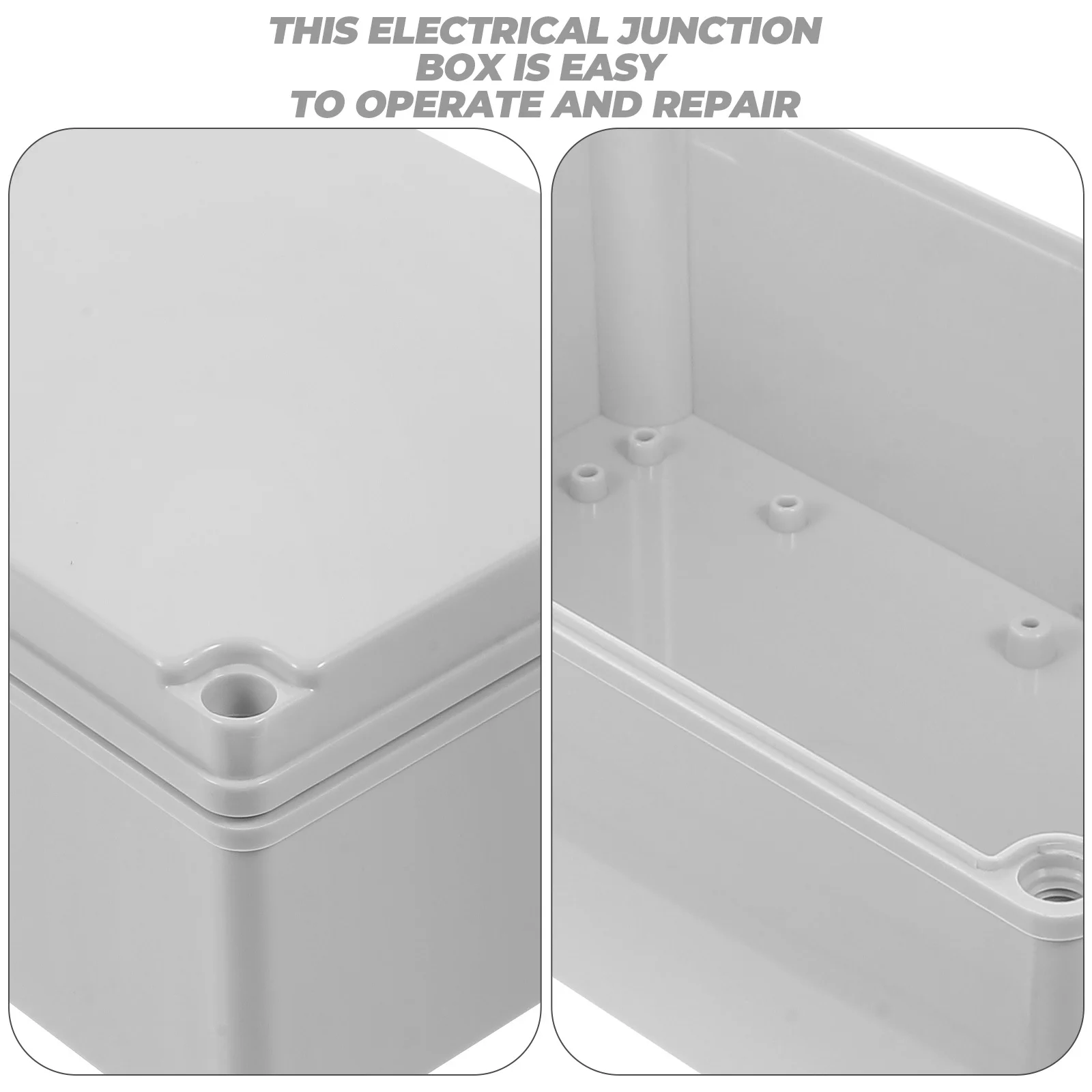 ABS Waterproof Junction Box Plastic White IP68 Electrical Enclosure Durable Indoor Outdoor Electrical Project Junction Box
ABS Waterproof Junction Box Plastic White IP68 Electrical Enclosure Durable Indoor Outdoor Electrical Project Junction Box