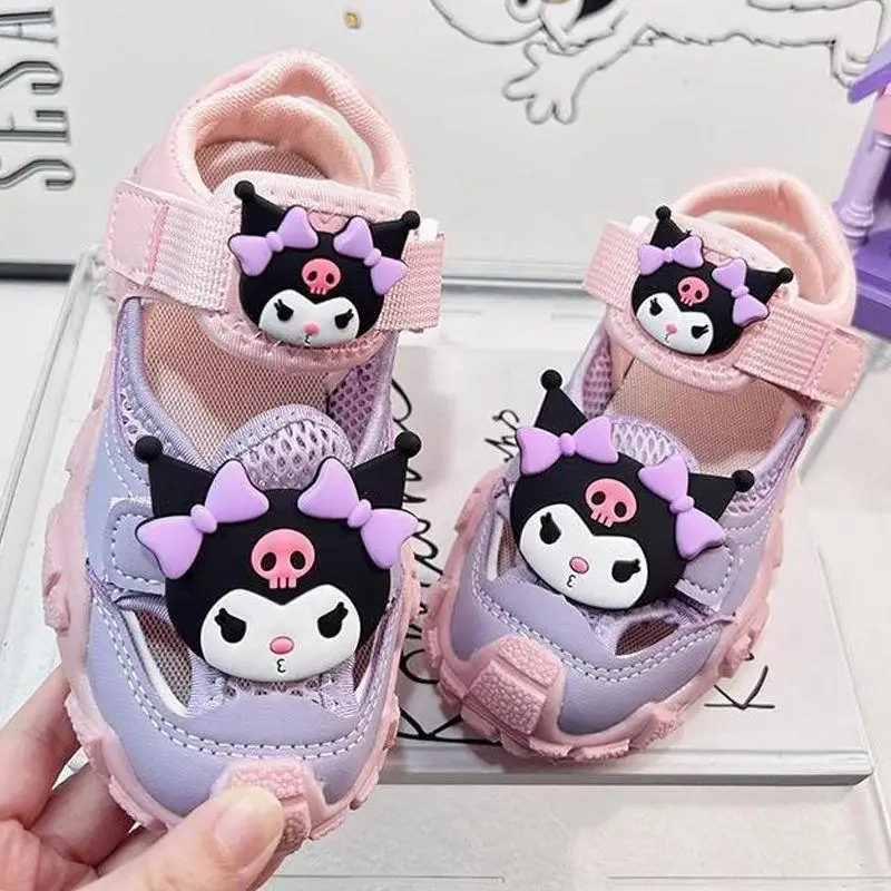 Kuromi Children's Kawaii Anime Sandals Sanrio Girls' Summer Cartoon New Fashion Lightweight Student Toe Protection Beach Shoes
Kuromi Children's Kawaii Anime Sandals Sanrio Girls' Summer Cartoon New Fashion Lightweight Student Toe Protection Beach Shoes