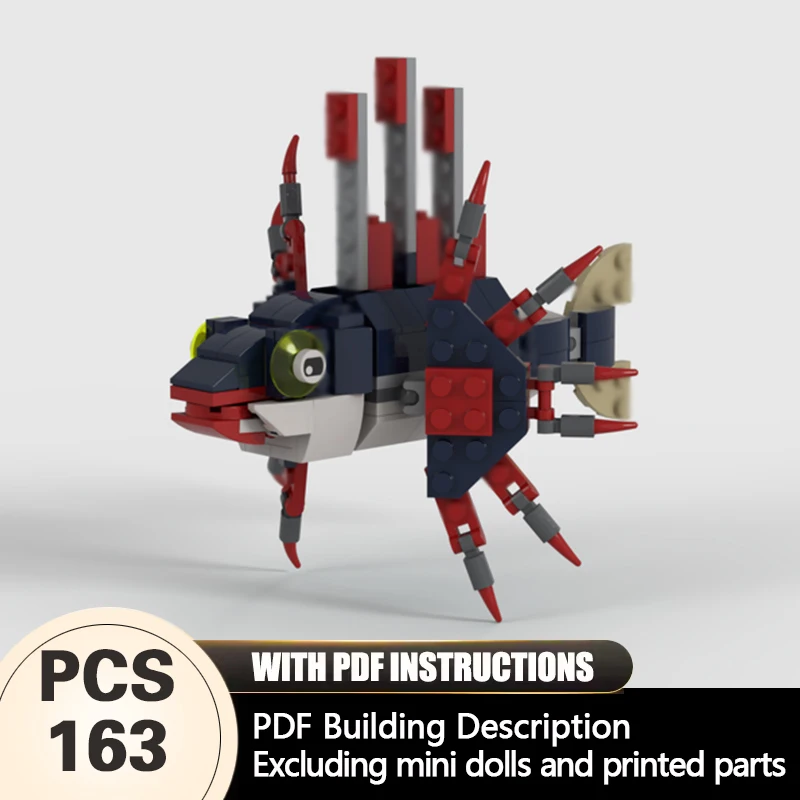 Creators Animal Series Model MOC Building Bricks Lionfish Modular Technology Gifts Holiday Assemble Children Toys Suit
Creators Animal Series Model MOC Building Bricks Lionfish Modular Technology Gifts Holiday Assemble Children Toys Suit