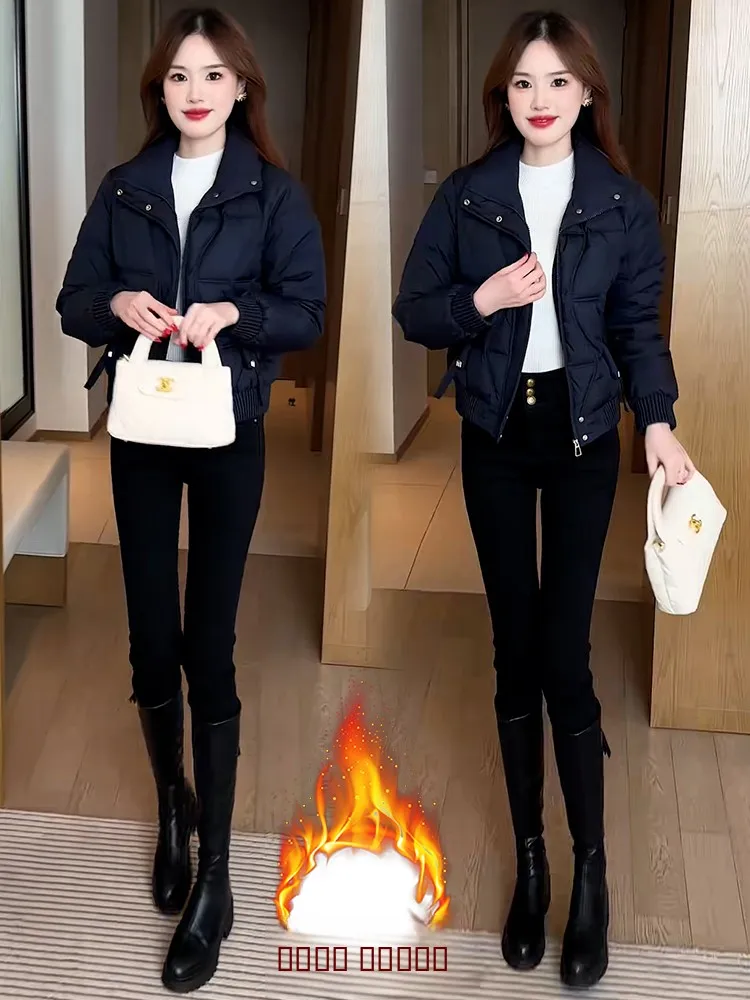 Sli Thiened Fce Женская хлопковая куртка на подкладке Уникальная морская зимняя верхняя одежда небольшого размера с застежкой-молнией
Sli Thiened Fce Женская хлопковая куртка на подкладке Уникальная морская зимняя верхняя одежда небольшого размера с застежкой-молнией